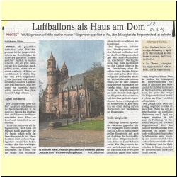 2014 04-01 Luftballons als Haus am Dom